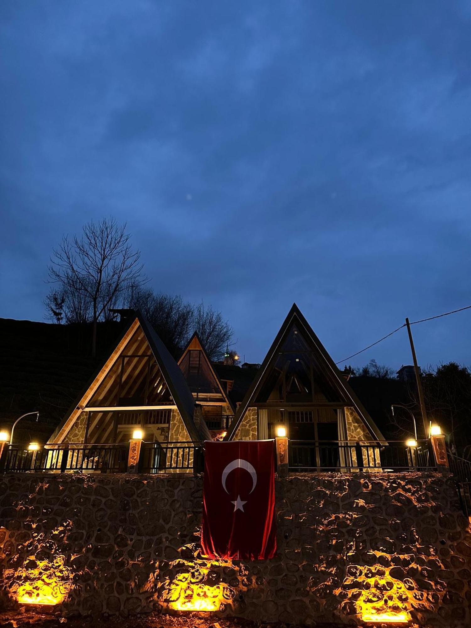 Ruby Bungalov Dogal Yasam Evleri Acomodação com café da manhã Pazar  Exterior foto